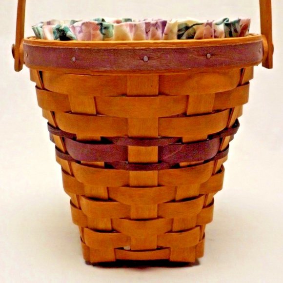 Longaberger 1994 May Series Lilac Basket with Liner Just a Great Find! - Picture 8 of 12